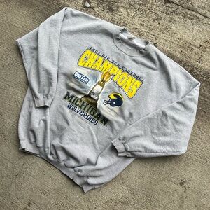 2003 Big Ten Champions Michigan Wolverines Crewneck